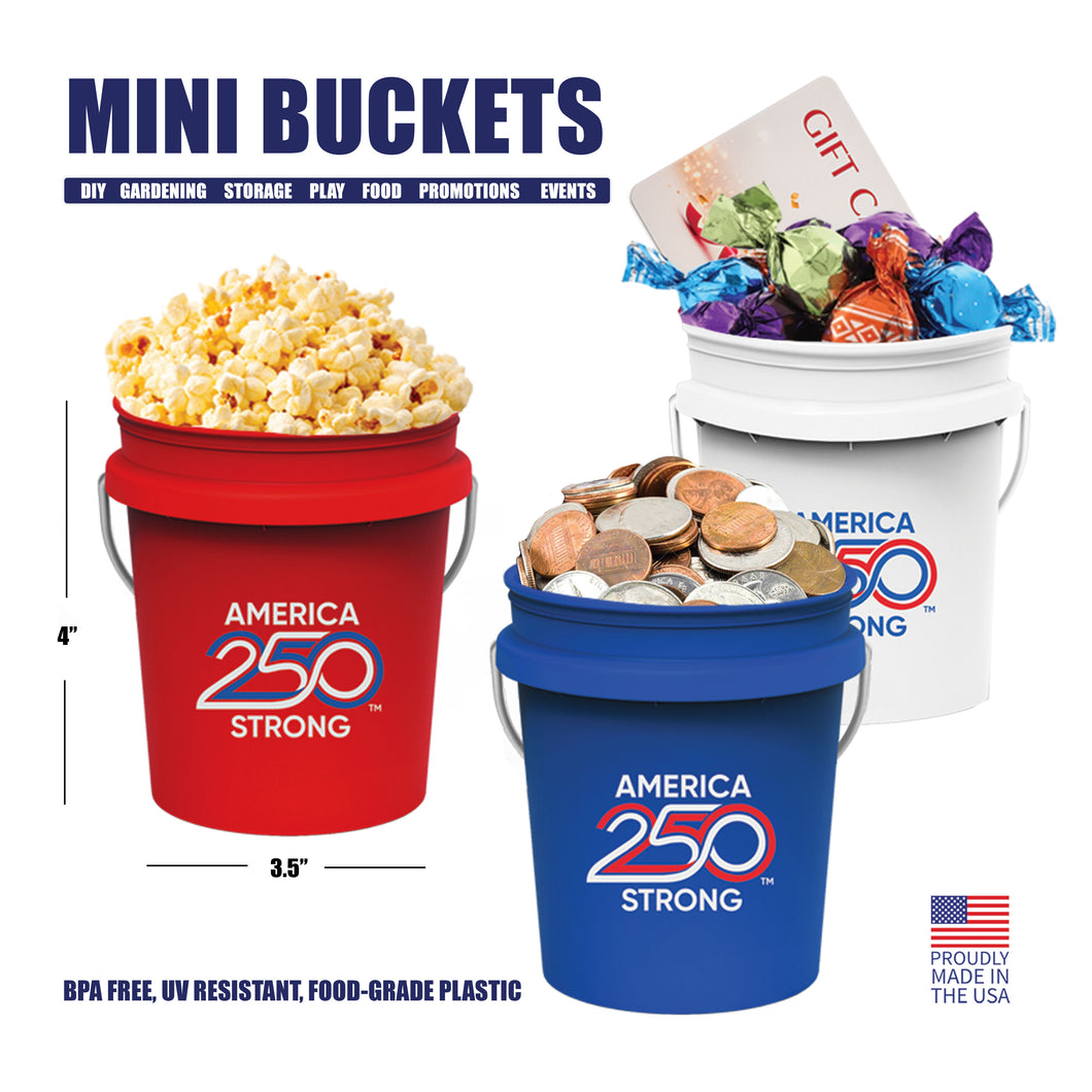 America 250 Strong Mini Bucket 9 Pack